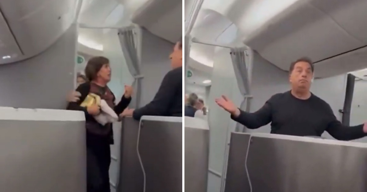 SHOCKING MID-AIR TERROR: Flight Attendant BODY SLAMS Crazed Passenger Trying to STORM Cockpit on NYC Flight - First Class ERUPTS in CHAOS!! thumbnail