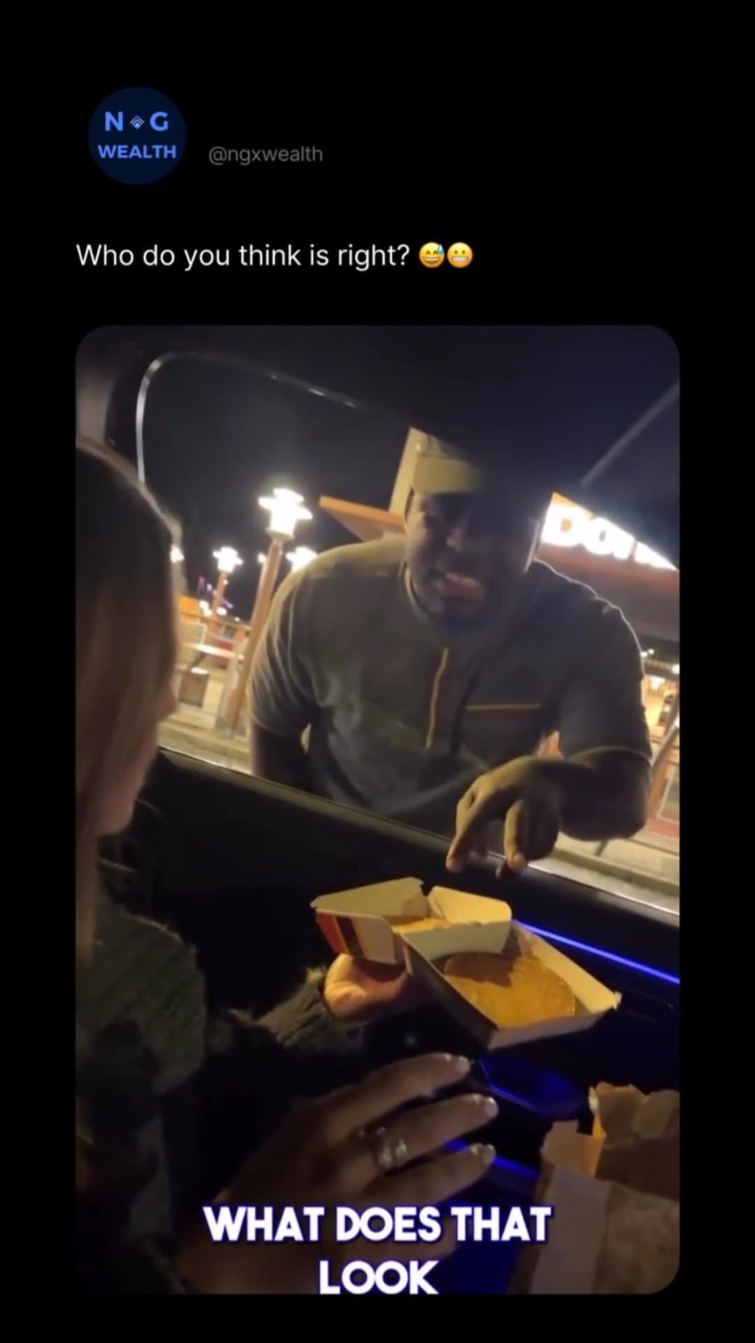 I’m with the Mcdonalds guy 🤣 Be careful what you wish for!