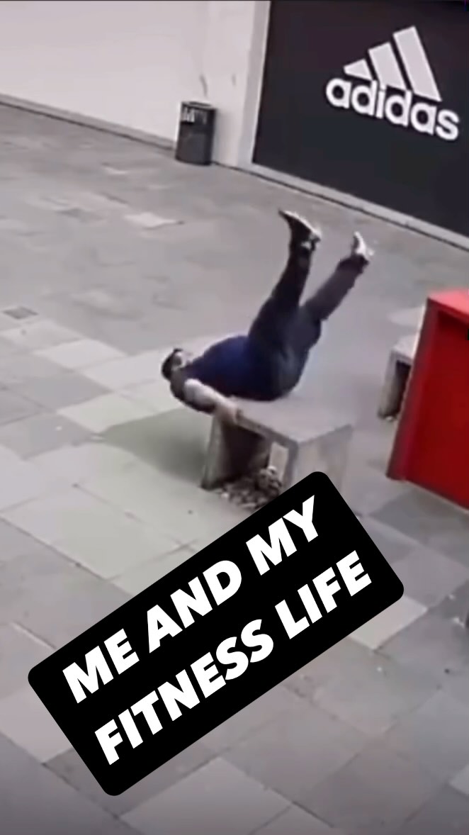 Sometimes your fitness life gets upside down 🙃