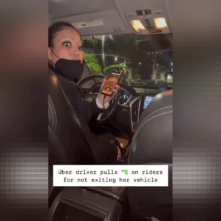 Uber driver pulls out a Glock because the passenger refused to get out thumbnail