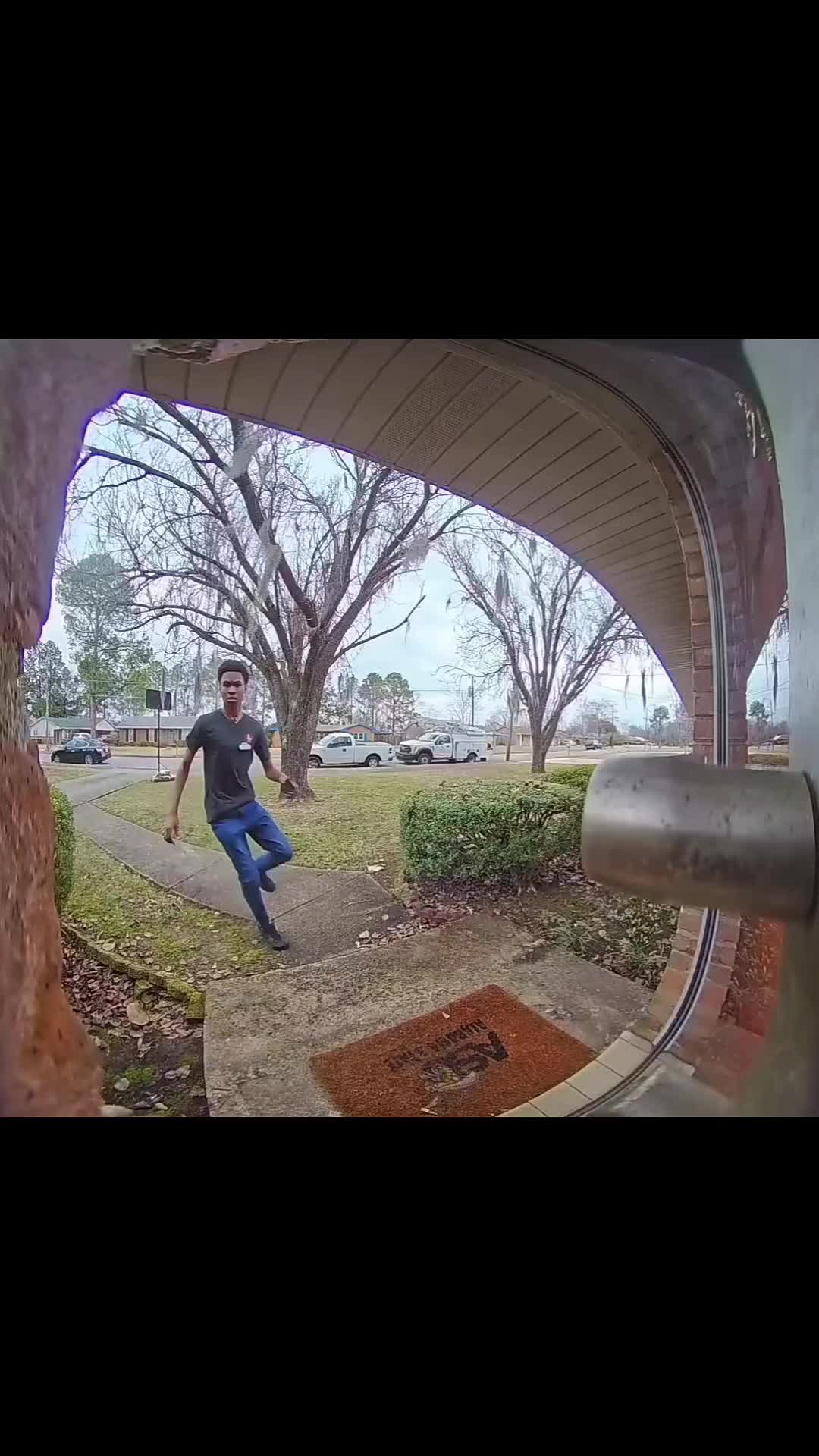 Delivery guy most definitely doing track thumbnail