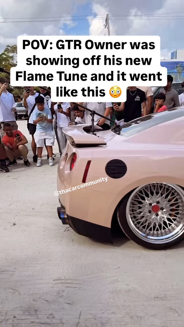 POV: GTR Owner was showing off his new Flame Tune and it went like this thumbnail