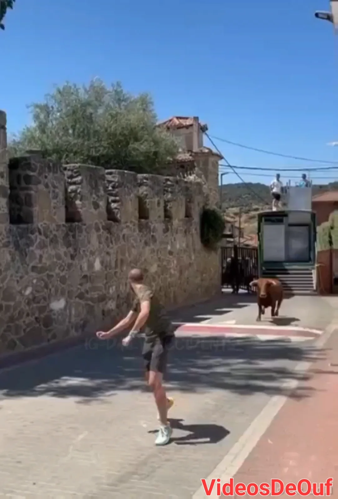 Another nice video of a guy getting f**ked by a bull thumbnail