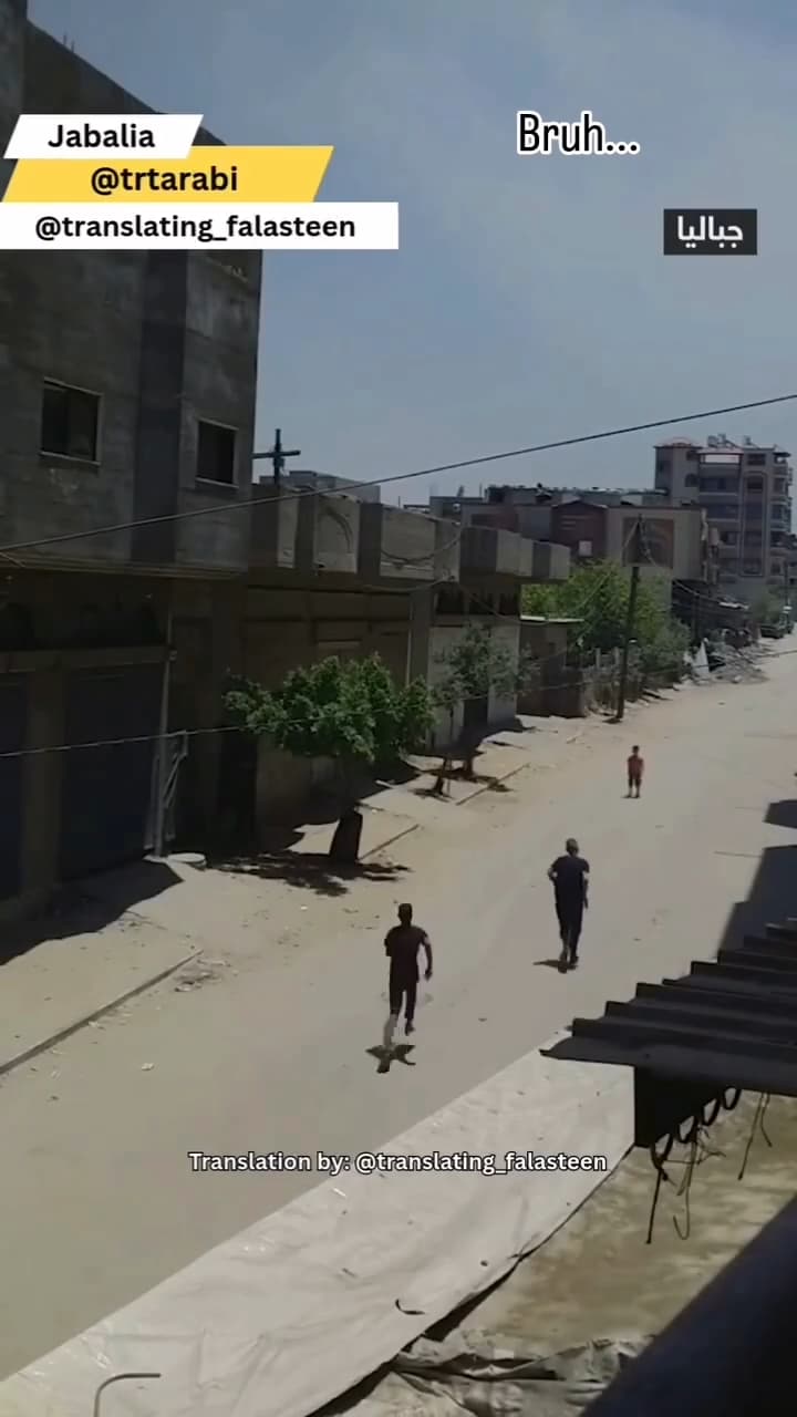 Heroic Rescue of Child Moments Before Bombing in Jabalia, Palestine thumbnail