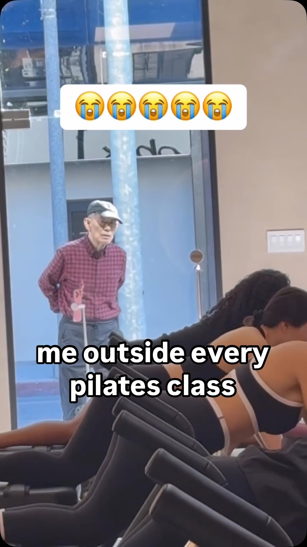 Grandpa Was Really Enjoying Seeing These Chicks Doing Pilates!