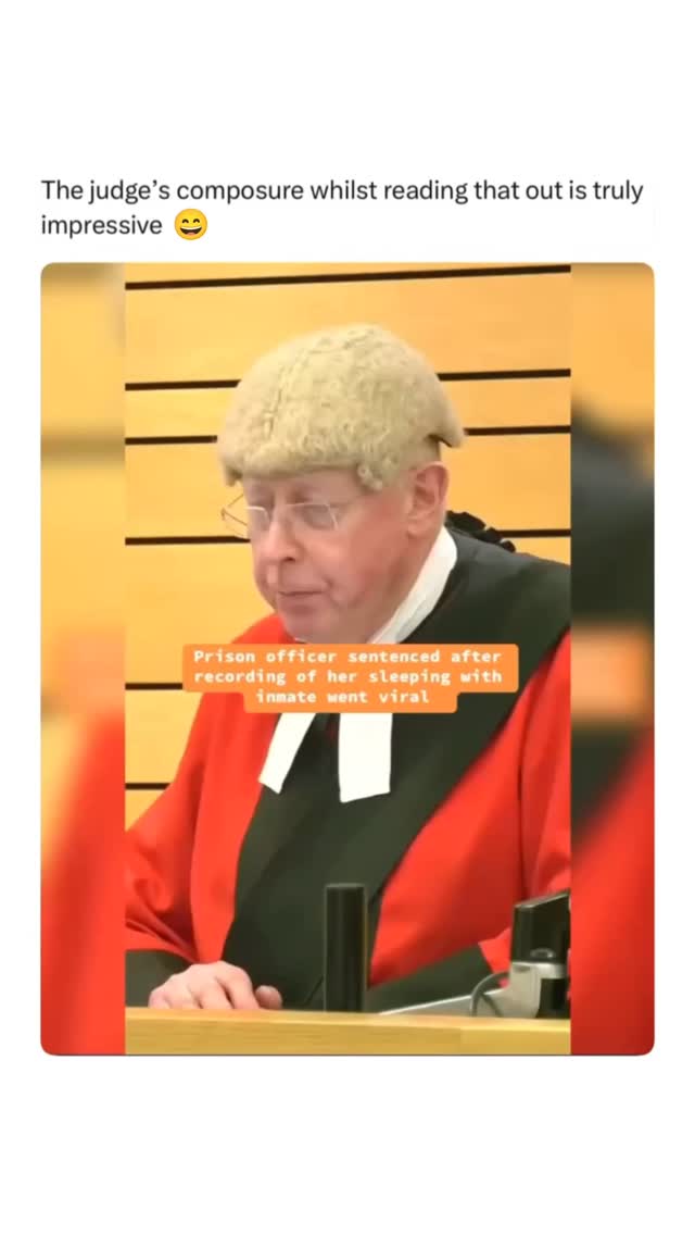 Being a judge ain't easy🙄Judge missed his calling to voice audiobooks