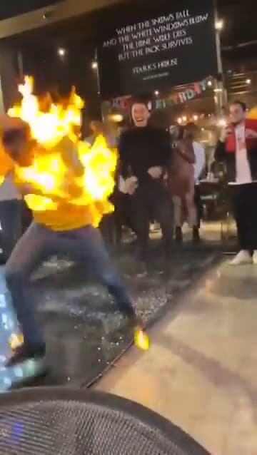 Just a hot tip… someone who sets you on fire and laughs is not a homie 🤷‍♂️