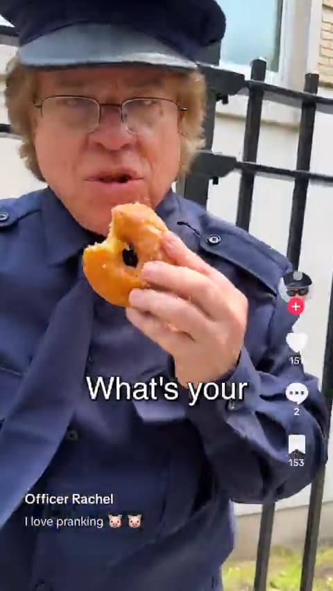 This crazy cop is my new favorite tiktok account