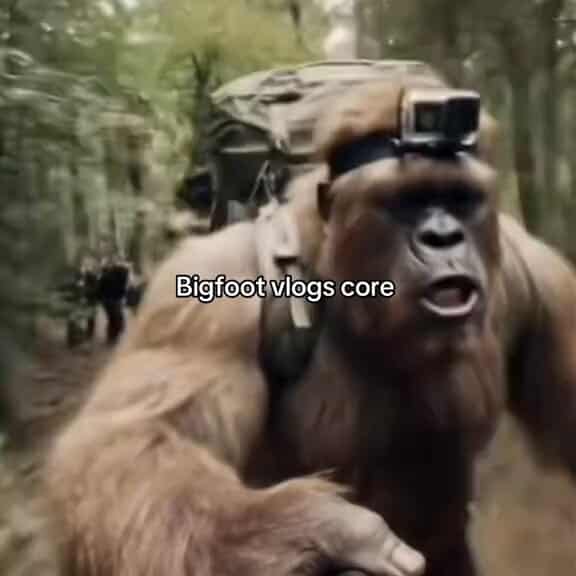 Bigfoot vlogs core made by Google Veo 3