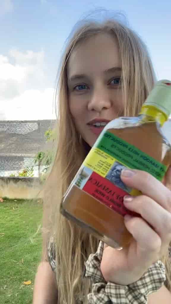 White girl with a thick Jamaican accent!