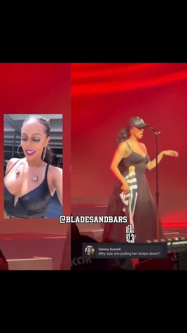 Singer Keri Hilson pulled down her bra straps during her BET performance Thoughts? 👀 🤔