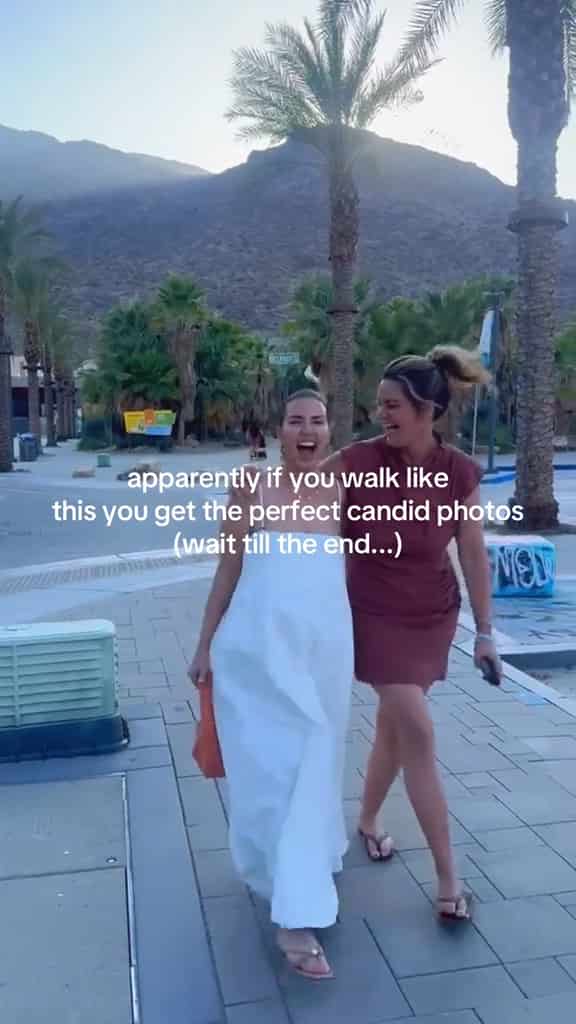 Apparently do this to get the perfect candid photos