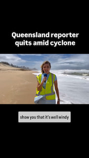 Queensland reporter quits amid cyclone