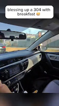 Blessing up a 304 with breakfast: guy brings a 304 girl with McDonald's breakfast!