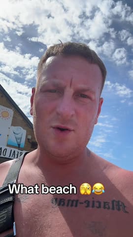 Go to the beach she says wtf where the water Becky