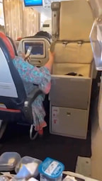 Whoever's she's flying to. Better be ready!