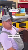 Mall Train Conductor FREAKOUT