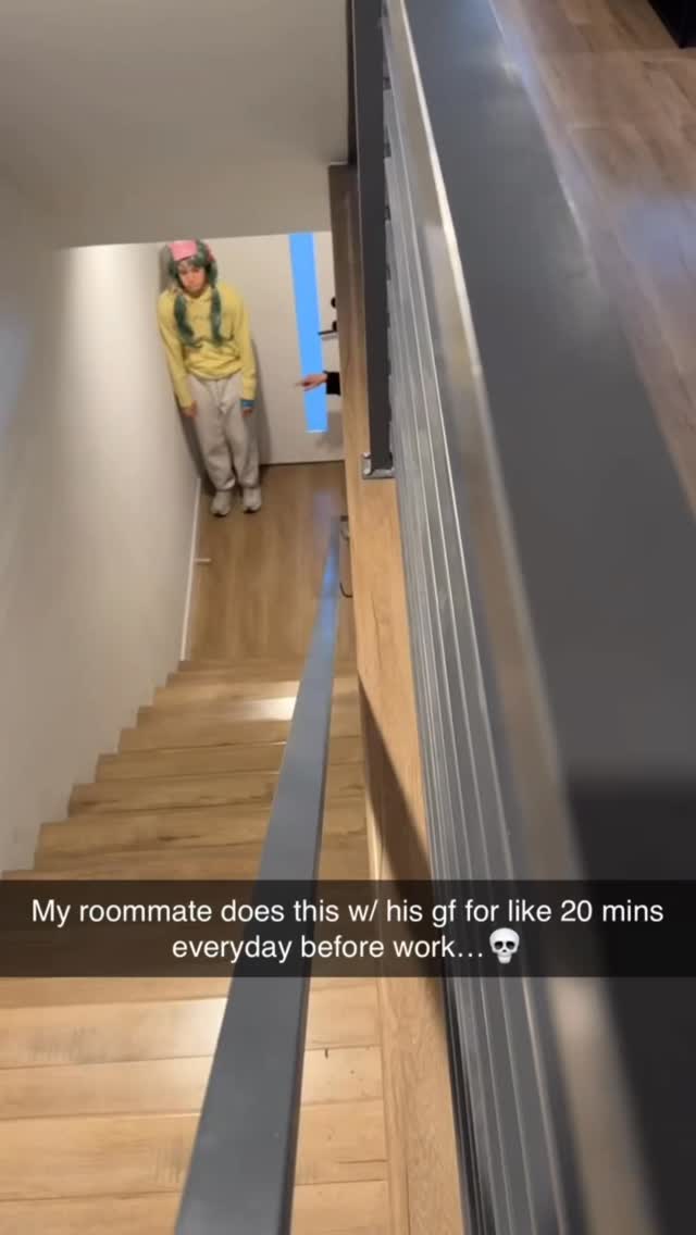 Roommate does this with his girl for 20 minutes everyday before work!