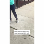 Man damages girls phone because he thought she was smoking weed in his building!