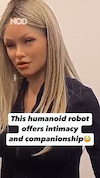 This humanoid robot offers intimacy and companionship! thumbnail