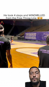 He took 4 steps and WINDMILLED from the Free Throw Line thumbnail
