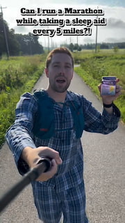 Man Runs a Marathon While Eating A Sleep Aid Every Five Miles thumbnail