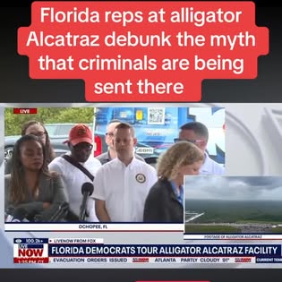 Florida reps at alligator ALcatraz Debunk the myth that criminals are being sent there! thumbnail