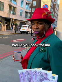 SURVIVING off the cooking of strangers for 7 days: Would you cook for me for 100 pounds thumbnail