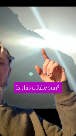 "Is this a fake sun?" thumbnail