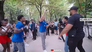IShowSpeed gets challenged to a boxing match by a fan in France! thumbnail