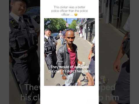 This Civilian was a better police officer than the police officer! thumbnail