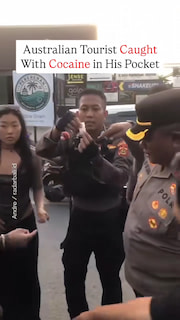 Tourist Caught With Cocaine In Bali thumbnail