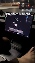 Grok is in your Tesla thumbnail