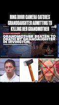 RING DOOR CAMERA CATCHES GRANDDAUGHTER ADMITTING TO KILLING HER GRANDMOTHER  CAUGHT ON CAMERA GRANDMOTHER BEATEN TO DEATH BY GRANDDAUGHTER IN IRVINGTON thumbnail