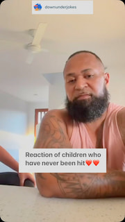 Reaction of children who have never been hit! thumbnail