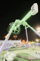 At least 23 people were injured in Taif when a mechanical attraction called the 360 Degree Pendulum collapsed at Green Mountain Park. A video captured the moment of the mechanical failure. thumbnail