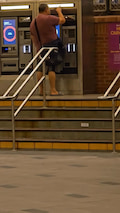 NYC buffet: Just regular day in New York. Brooklyn. Stillwell station, Coney Island! thumbnail