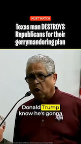 Texas man DESTROYS Republicans for their gerrymandering plan! thumbnail