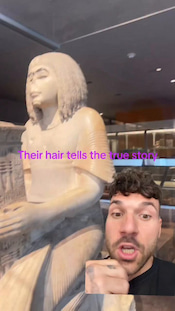 The Hair always tells truth about the true ethnicity. Also the noses missing on all those ancient statues would really tell you the truth ancient ancestors. thumbnail