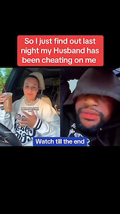 CRAZY: "So I just find out last night my Husband has been cheating on me" thumbnail