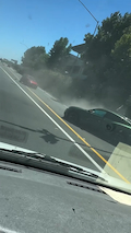 Terrifying Ford Mustang Mach-E Crash Caught On Camera: A driver was seen with hands together as if praying while his car slammed into a Northern California freeway divider. CHP says he was later arrested for DUI. thumbnail