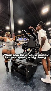 "When she think you a puppy but you really a big dawg" thumbnail