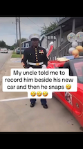 "My uncle told me to record him beside his new car and then he snaps" thumbnail
