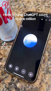 There’s a viral video going around of a guy asking ChatGPT to count to 1 million and it refuses to do so