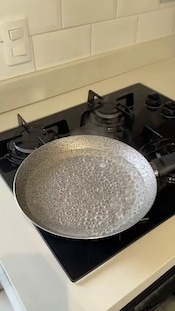 This is what happens when you put toilet paper in boiling water