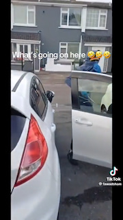 Two men stealing a car in Ireland