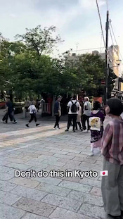 One of the reasons why Japan has been banning tourism in certain places