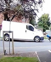 9 year old boy stops runaway van, prevents major accident in Uk